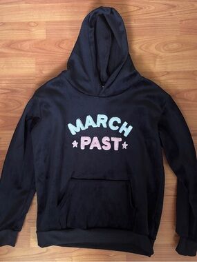 Black + Pink & White Cozy Y2K 2000’s Style Hoodie